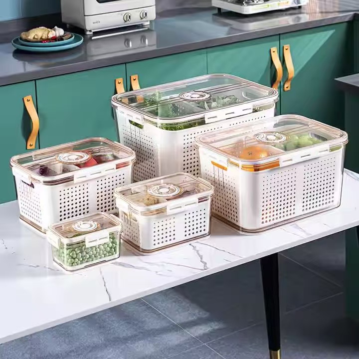 Crisper drenável foi verificado: a preservação de frescor de vegetais folhosos é estendida por 5-7 dias