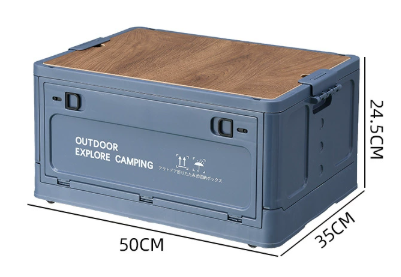 50l Camping OraGanizer com lábios de madeira