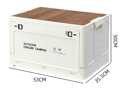 Orginizer de acampamento 60L com lábios de madeira